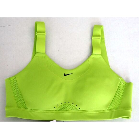 Nike DD0430 321 Women's Sz S (A-C) Neon Green High-Support Padded Sports Bra $68 - Picture 3 of 6